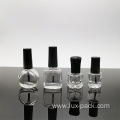 10ml Clear Nail Bottle flat square With Cap